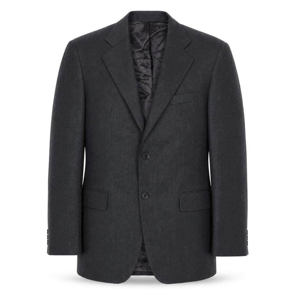 Marks & Spencer Men's Grey Wool Blazer, Size 40R, Regular Fit