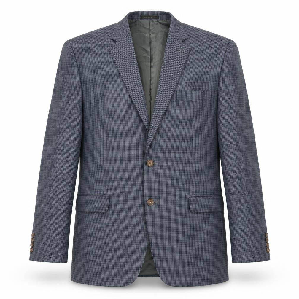 Chaps Men's Blue Check Blazer 46R
