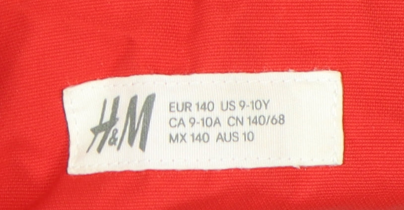 H&M Boys Red Blue Windbreaker Jacket 10 Years