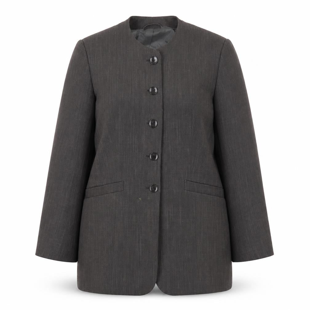 C&A Women's Classic Black Mid-Length Coat Size 16