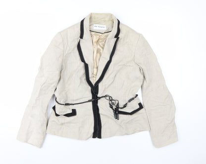 Marks & Spencer Women’s Beige Linen Blazer Size 12
