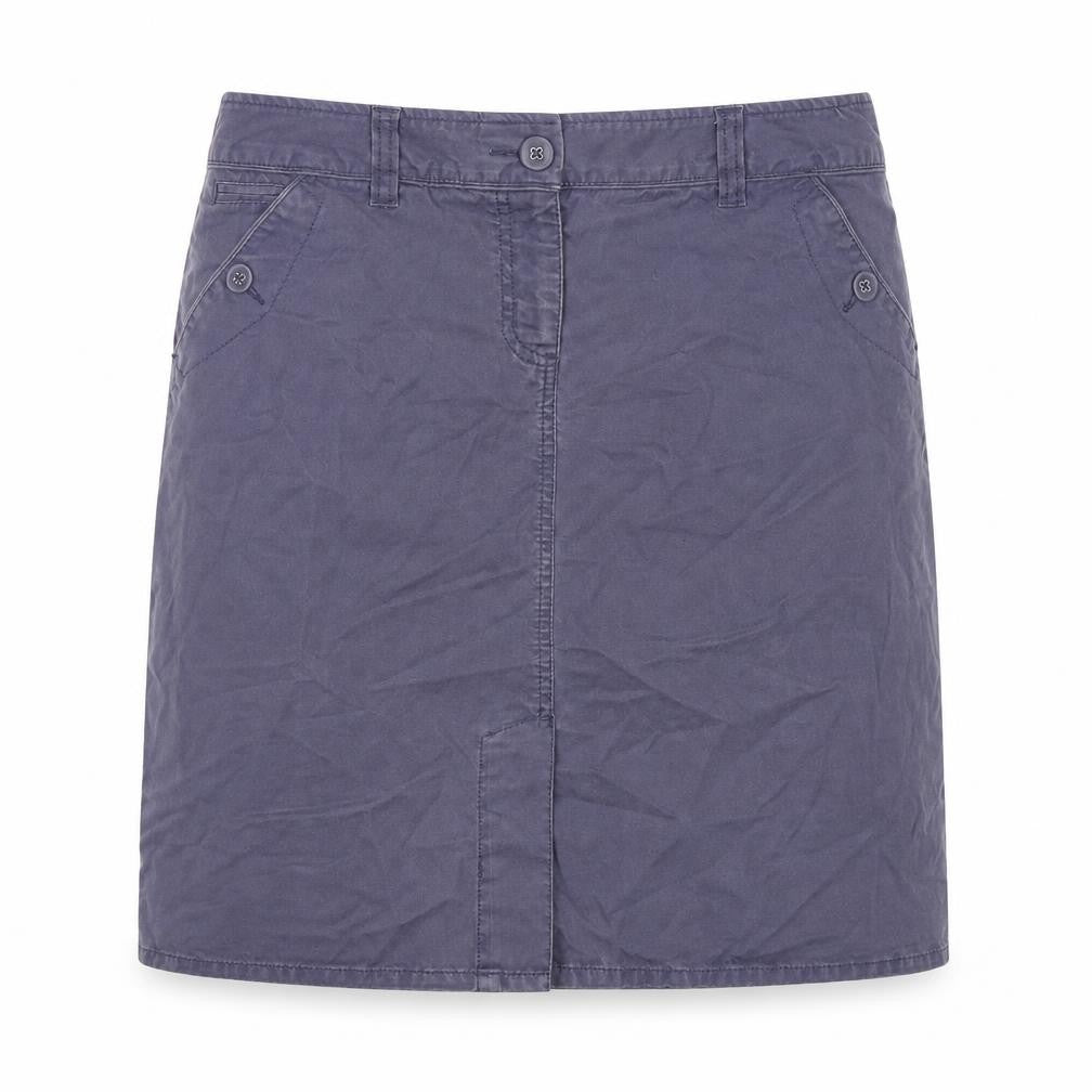 Marks & Spencer Women's Blue Cotton Skirt Size 12
