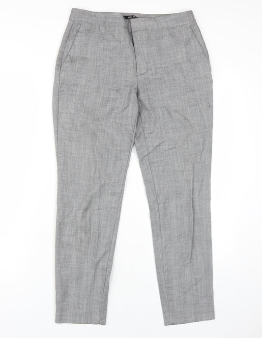 Zara Women's Grey Dress Pants, Size 8, Business Casual