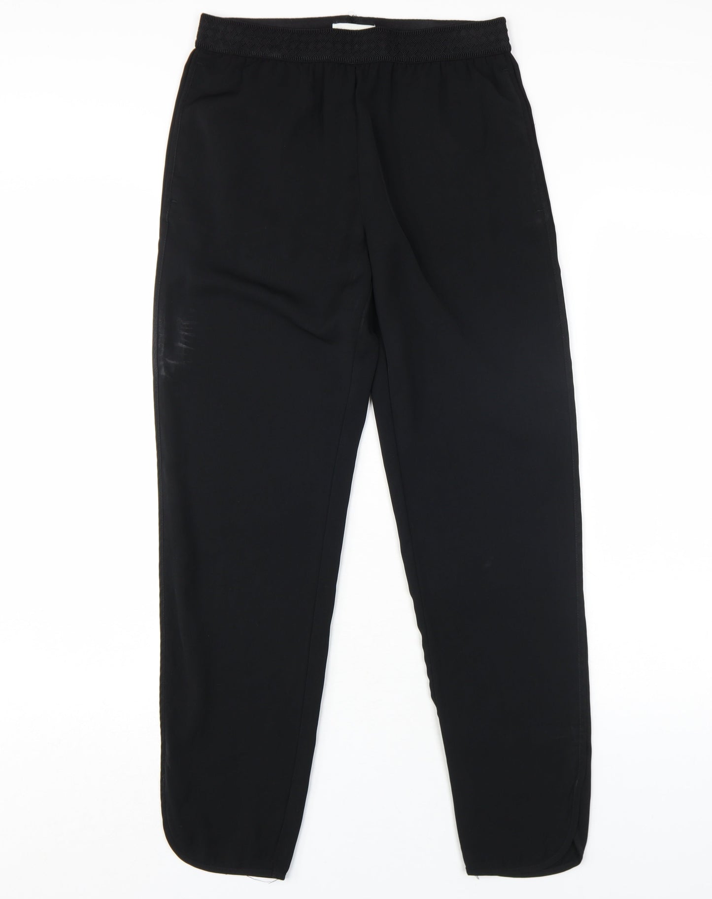 H&M Women's Black Regular Fit Trousers Size 8