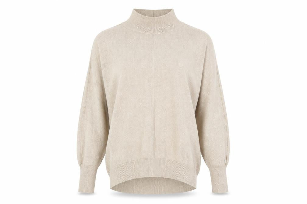 InWear Women's Beige Roll Neck Pullover Jumper XS
