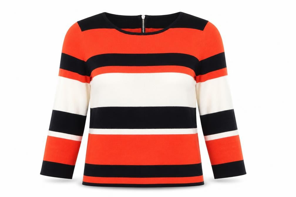 Oasis Women's Multicoloured Striped Pullover Jumper M