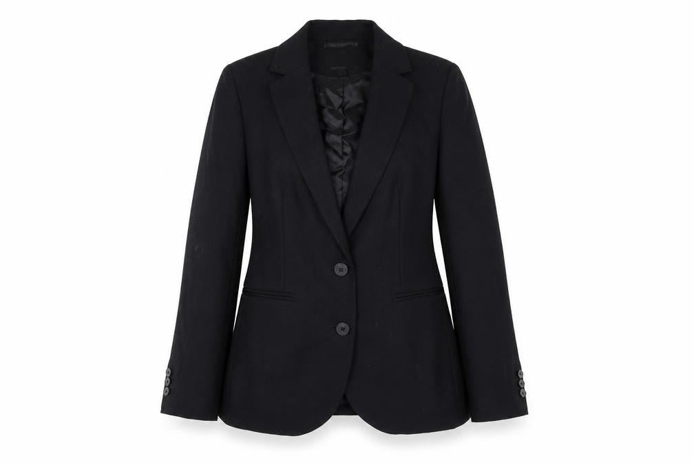 Jaeger Women's Black Wool Blazer Size 10