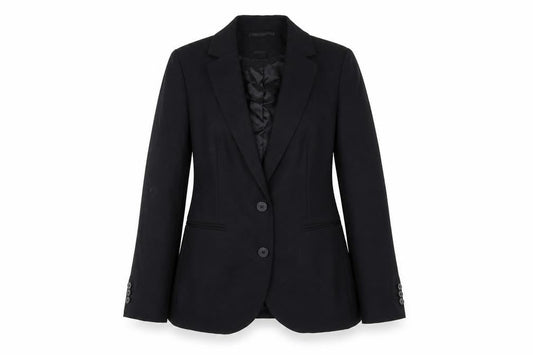Jaeger Women's Black Wool Blazer Size 10