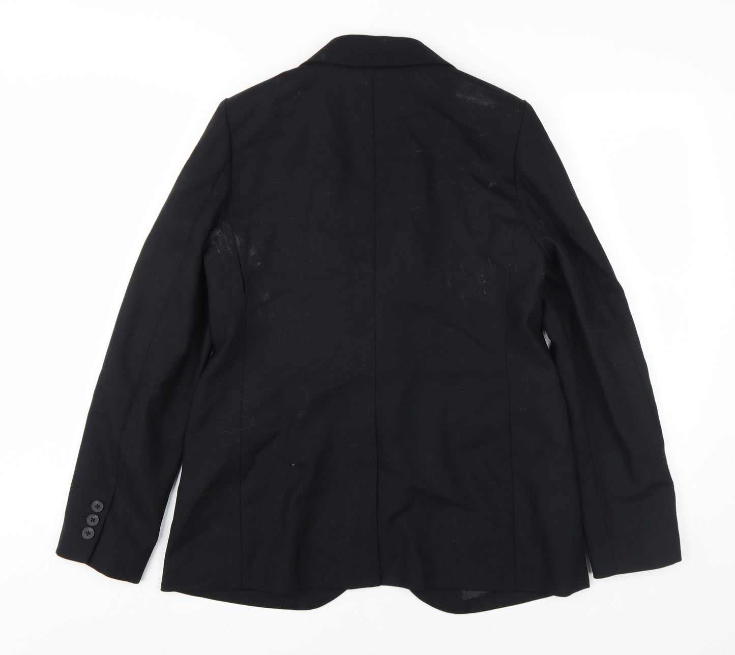 Jaeger Women's Black Wool Blazer Size 10