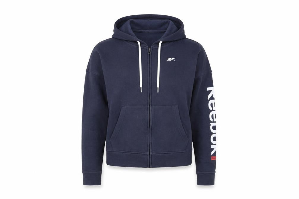 Reebok Women's Blue XS Full Zip Hoodie