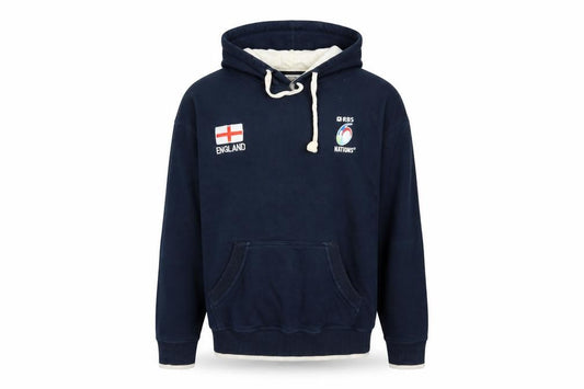 RBS Boys Blue Pullover Hoodie Medium Sports Logo Rugby