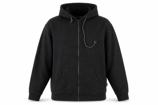 North Pro Men's Black Full Zip Hoodie L