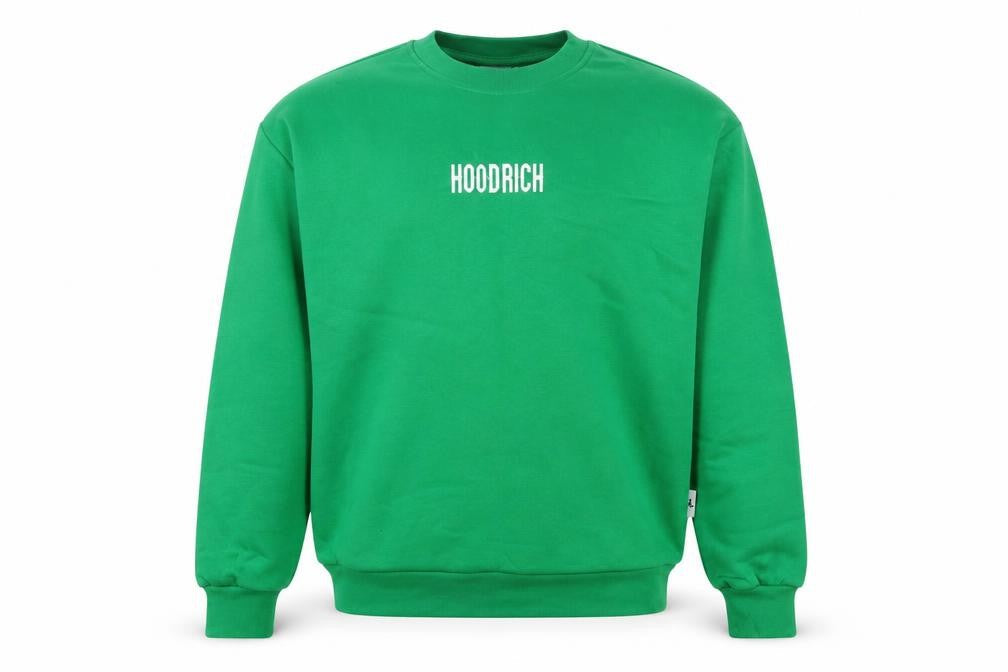 Hoodrich Men's Green Pullover Sweatshirt XS