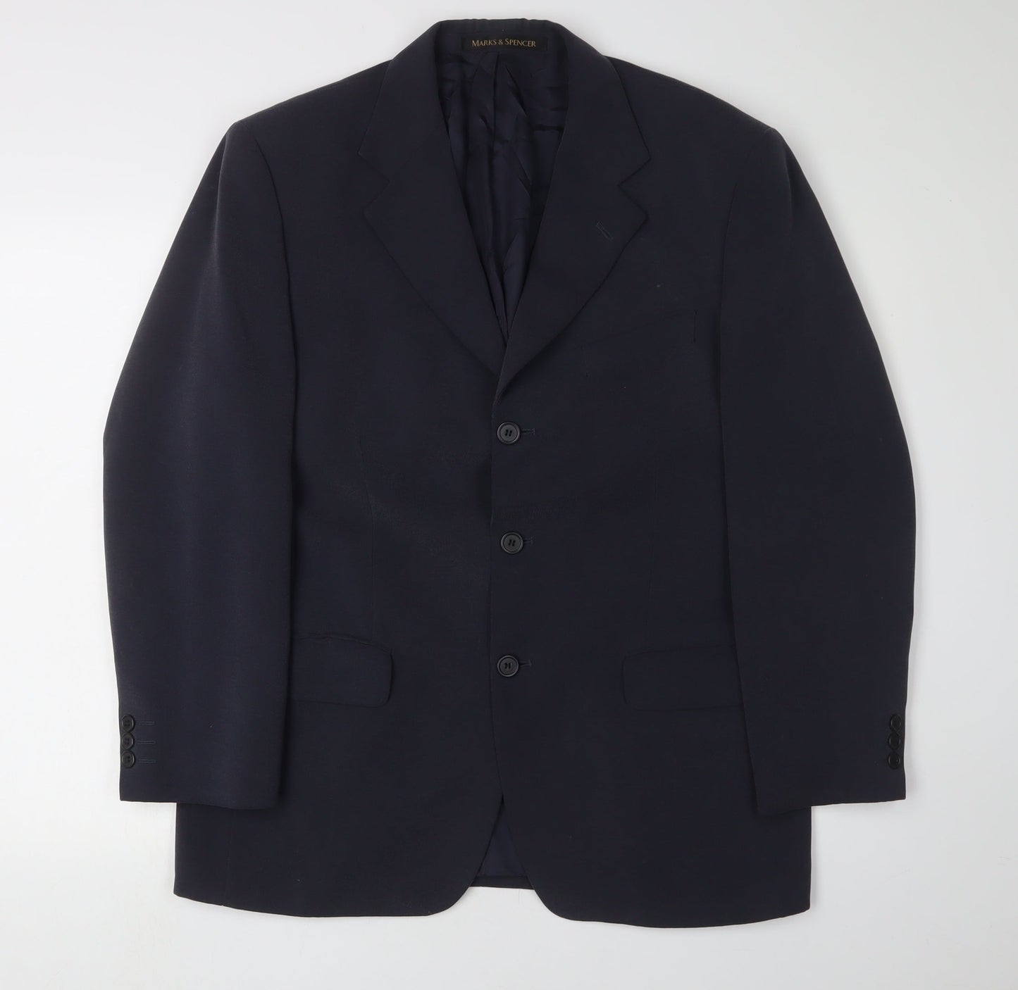 Marks and Spencer Men's Blue Blazer 40S Regular Fit