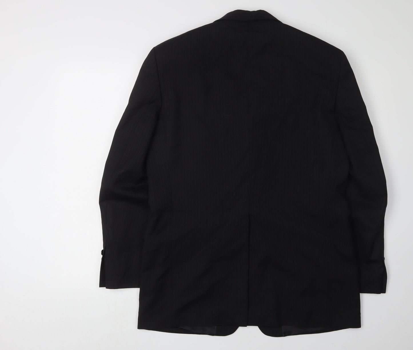 Next Men's Black Wool Blazer, Size 38S, Formal