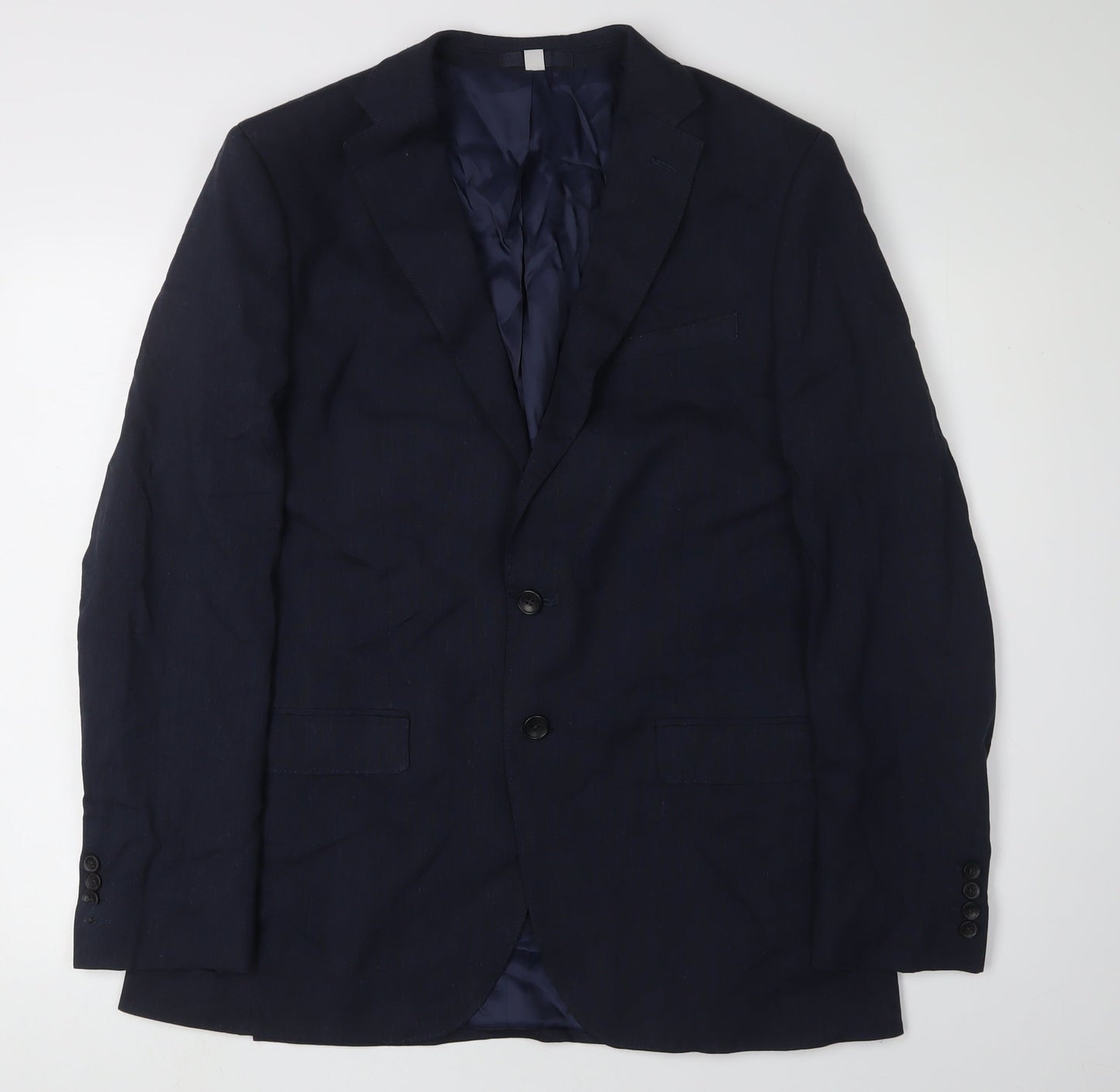 Marks and Spencer Men's Blue Blazer - Size 40R