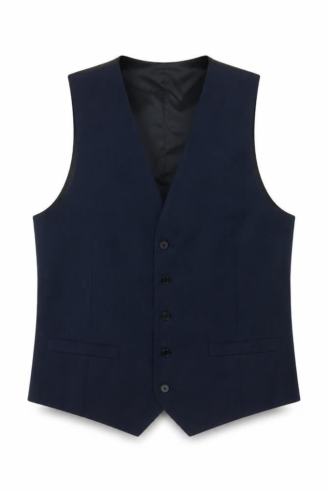 Marks & Spencer Men's Blue Suit Waistcoat 40R