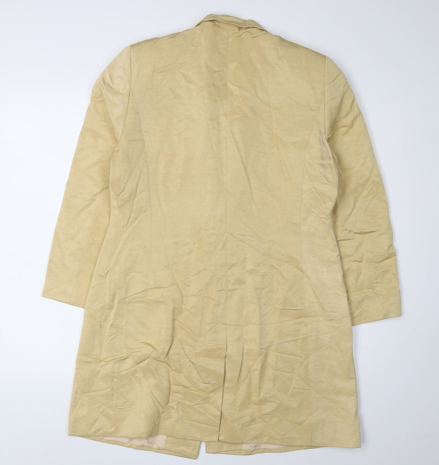 Richards Women Beige Blazer Size 14 Petites Formal