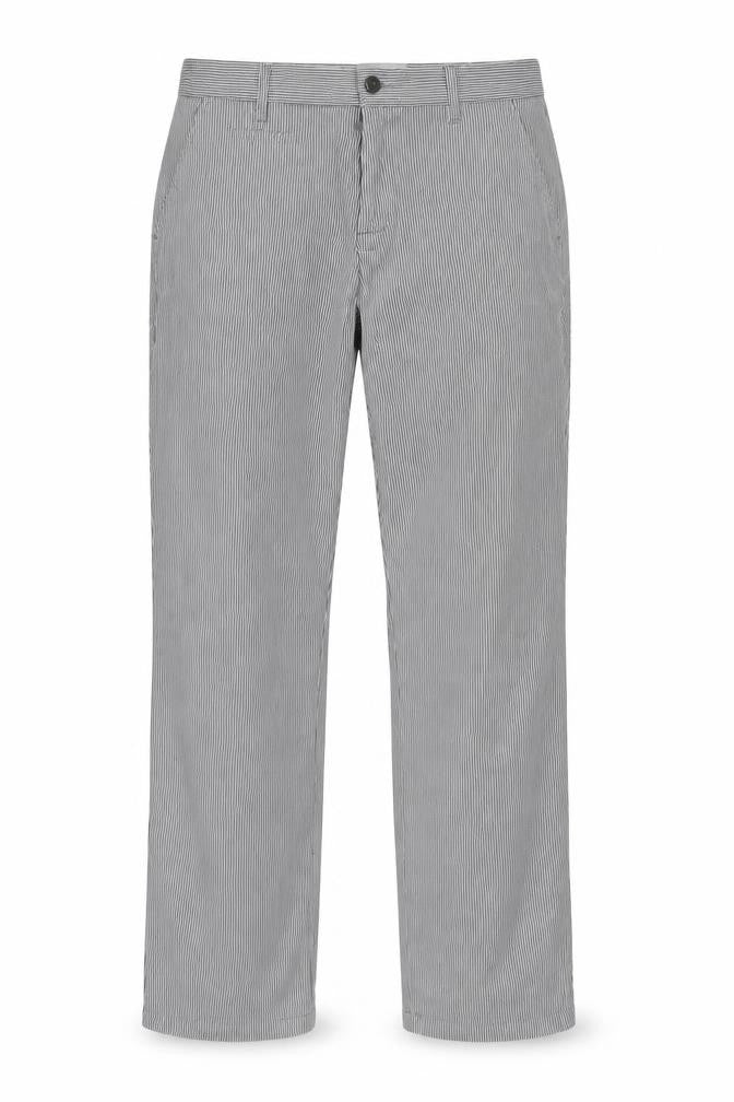 Lyle & Scott Men's Black Striped Chino Trousers Size 32