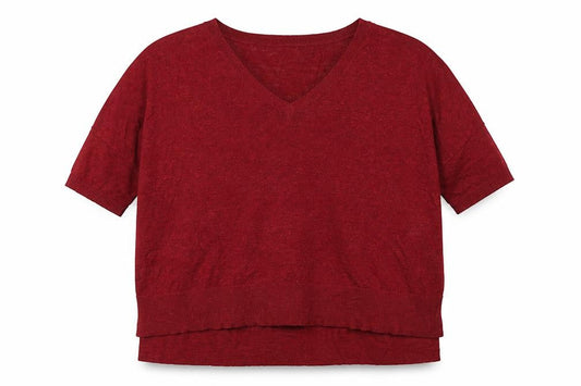 Phase Eight Women's Red V-Neck Pullover Jumper S