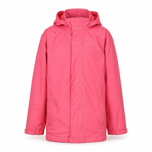 Higear Girls Pink Rain Coat 9-10 Years Hooded Zip Jacket