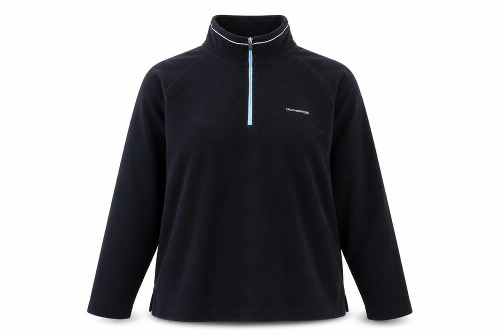 Craghoppers Black Unisex High Neck Fleece Pullover UK 18