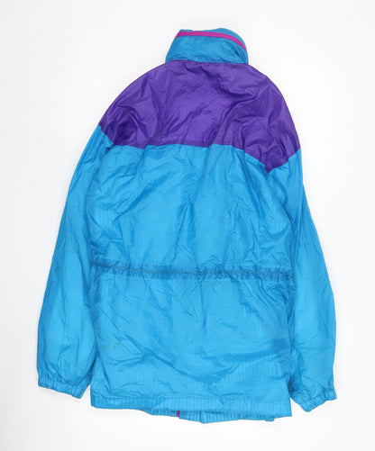 Pacino Womens Blue Purple Windbreaker Jacket S