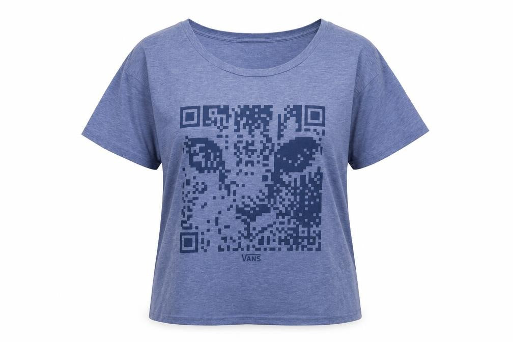 Vans Women's Blue Classic T-Shirt Medium