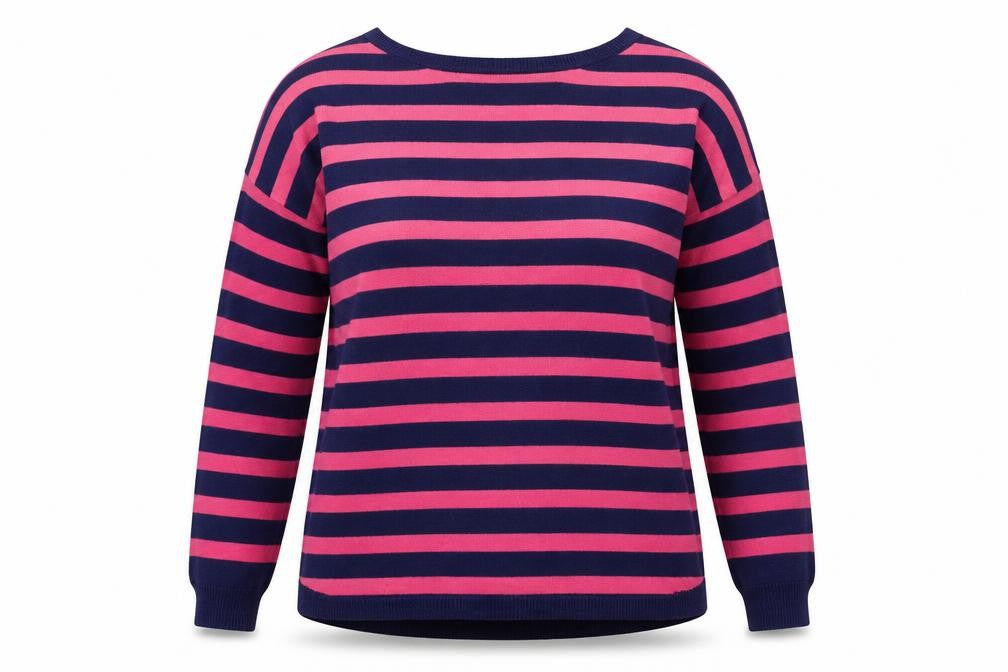 Oasis Women's Multicoloured Striped Pullover Jumper M