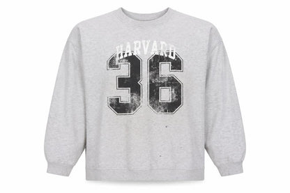 Harvard Womens Grey Sweatshirt, Casual Pullover Size 22,