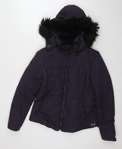RJR.John Rocha Women’s Purple Puffer Jacket Size 10