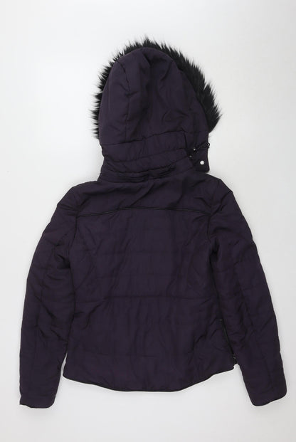 RJR.John Rocha Women’s Purple Puffer Jacket Size 10