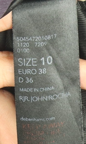 RJR.John Rocha Women’s Purple Puffer Jacket Size 10