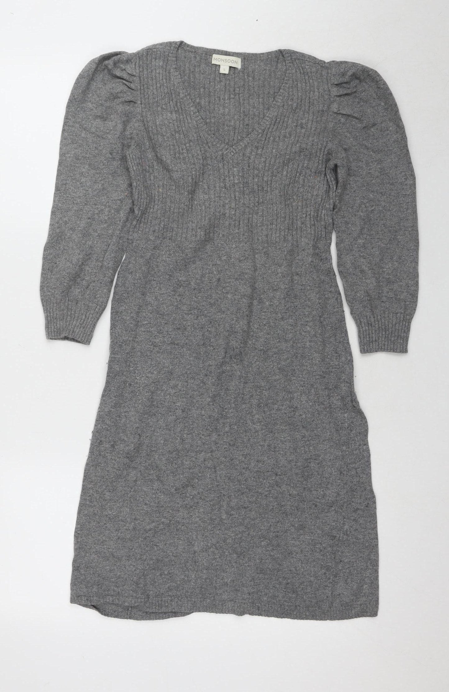 Monsoon Grey Jumper Dress Women’s Small