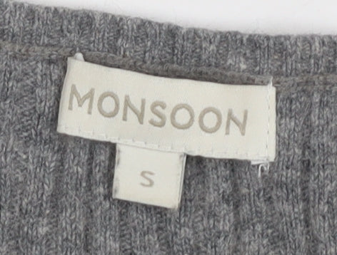 Monsoon Grey Jumper Dress Women’s Small