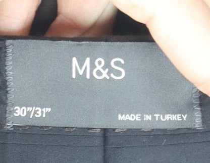 Marks & Spencer Men's Black Trousers Size M