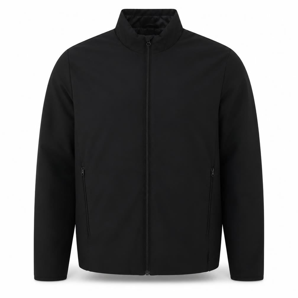 Decathlon Men's Black Bomber Jacket, UK 18, Regular Fit