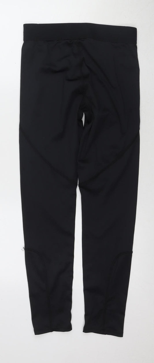 WORK OUT Women's Black Compression Leggings S