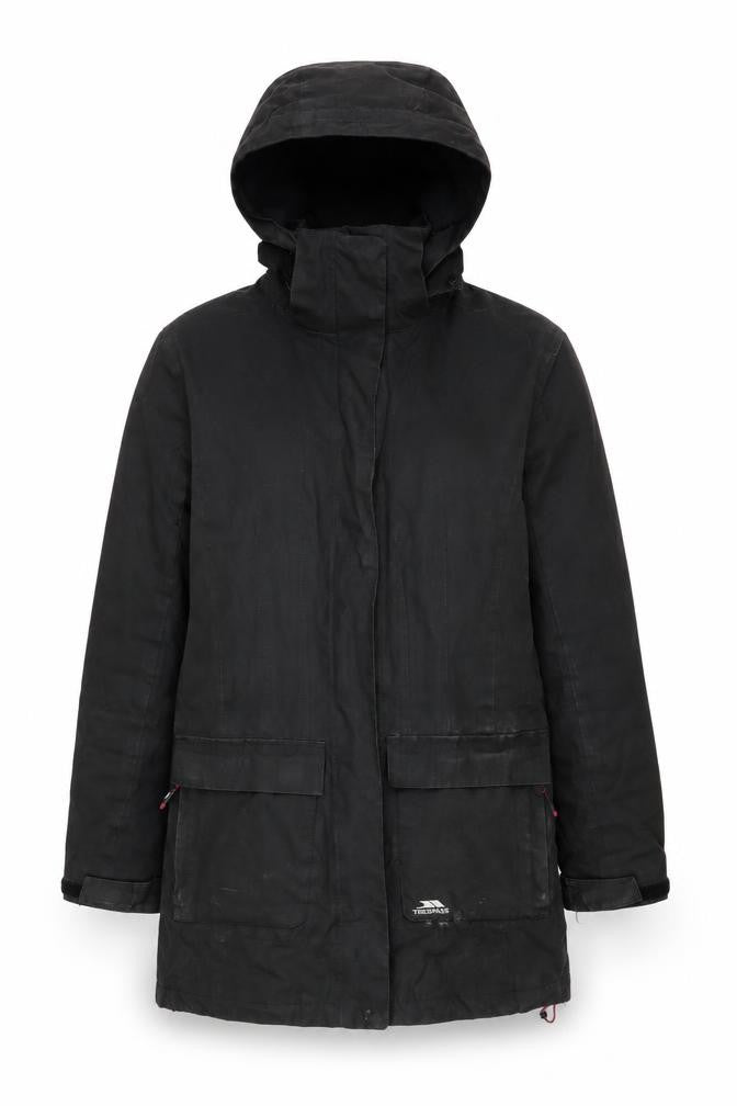 Trespass Men's Black Waterproof Parka Jacket Size S