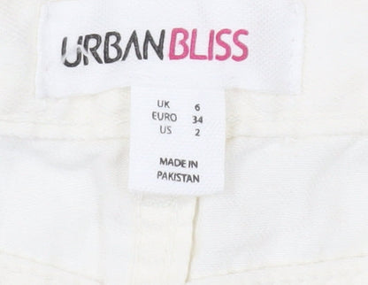 Urban Bliss Women's Ivory Chino Trousers - Size 6