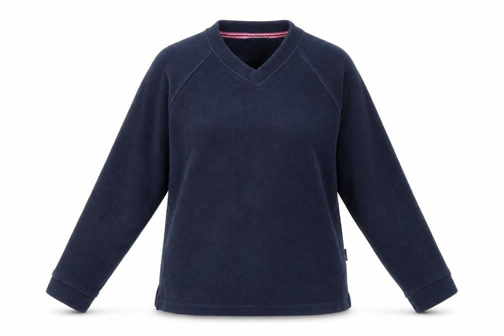 Ralph Lauren Women's Blue Fleece Sweatshirt Size 14