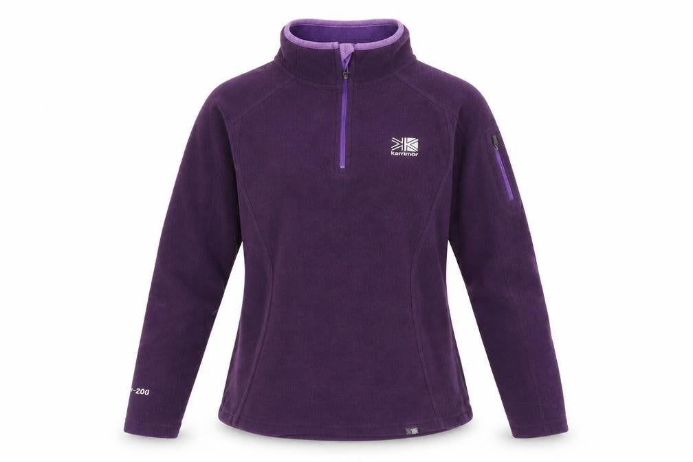 Karrimor Girls Purple Fleece Pullover Sweatshirt 13 Years