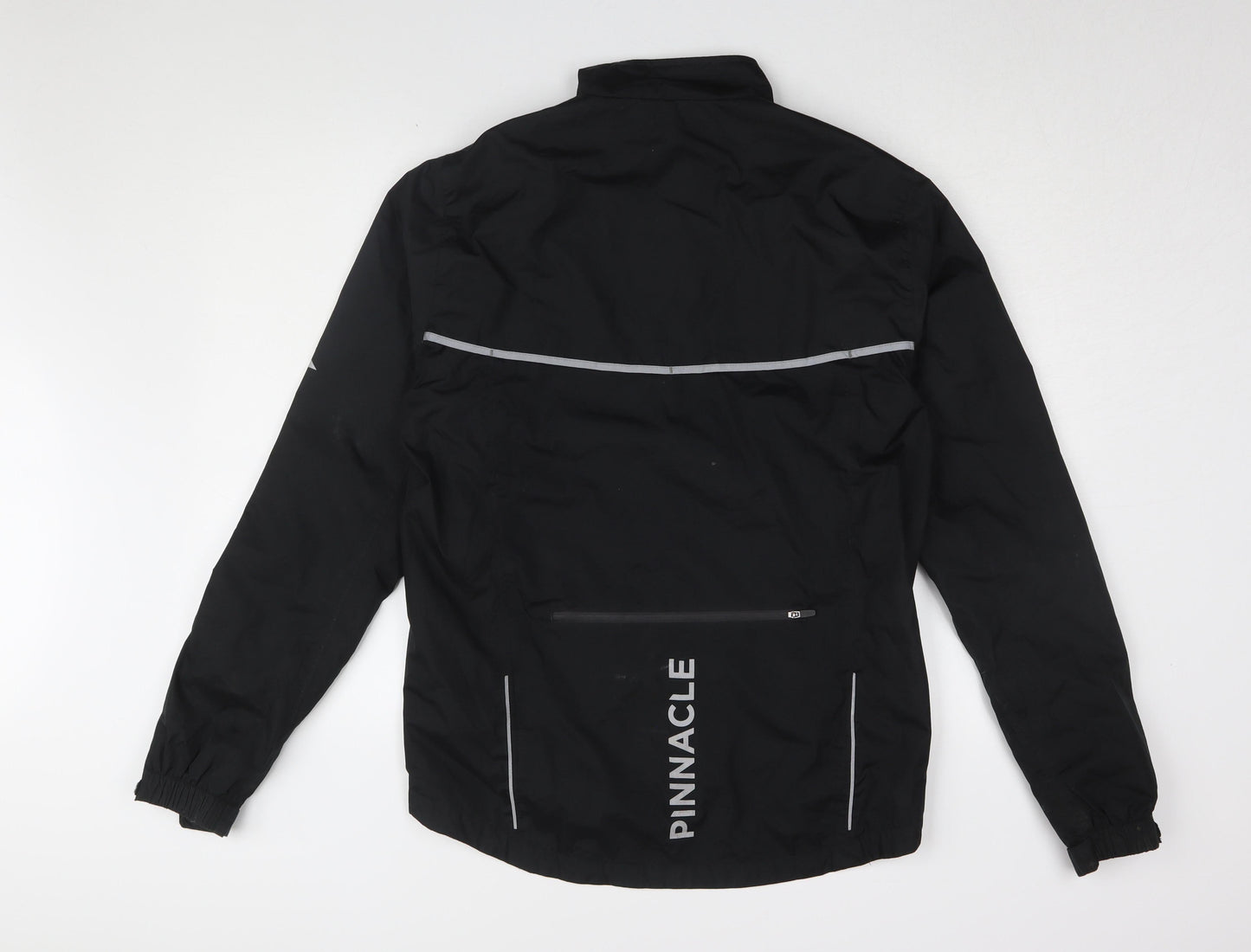 Pinnacle Men's Black Windbreaker Jacket M