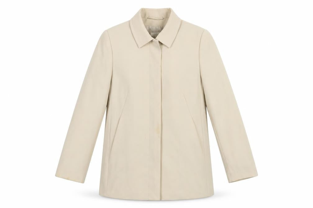 Marks & Spencer Beige Women's Overcoat, Size 14