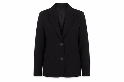 Pull&Bear Women's Black Regular Blazer Jacket Size 8