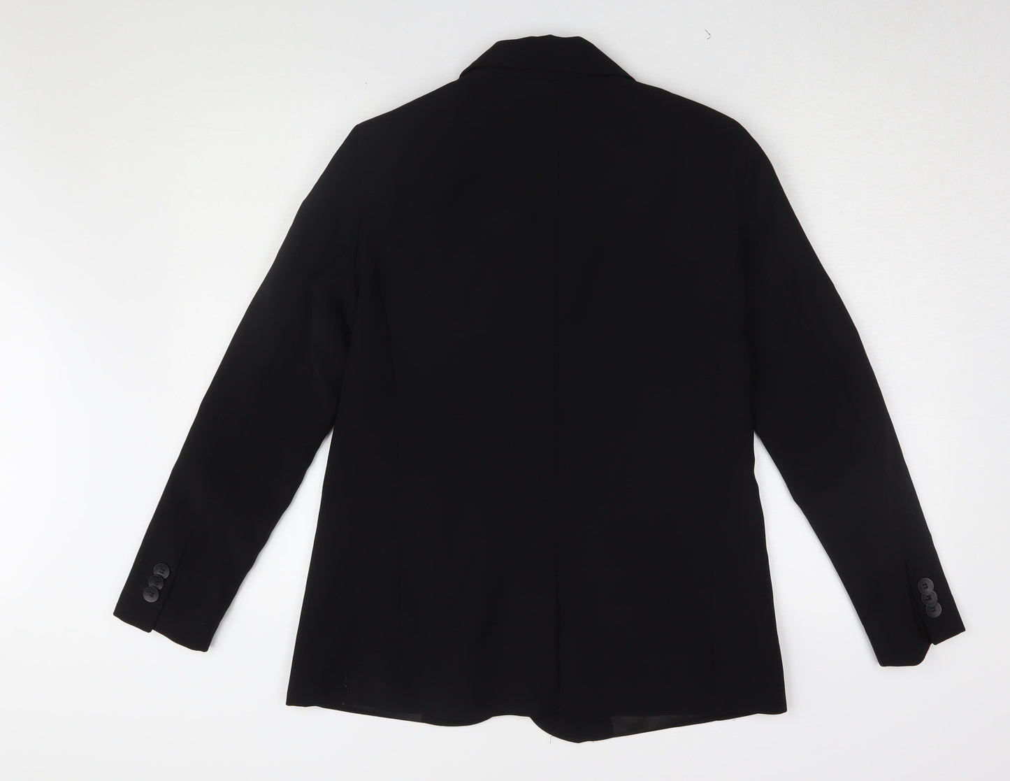 Pull & Bear Women's Black Regular Blazer Jacket Size 8
