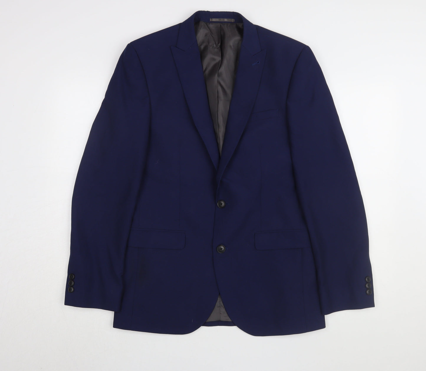 Next Men's Blue Blazer 38R Regular Single-Breasted