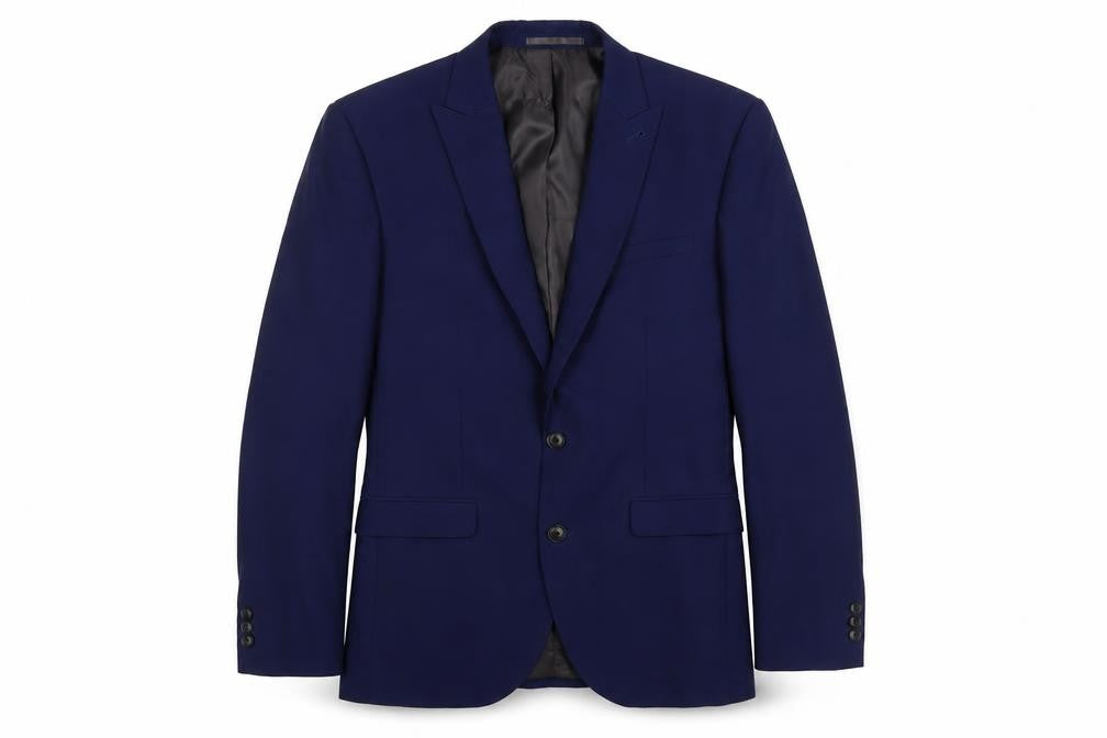 Next Men's Blue Blazer 38R Regular Single-Breasted