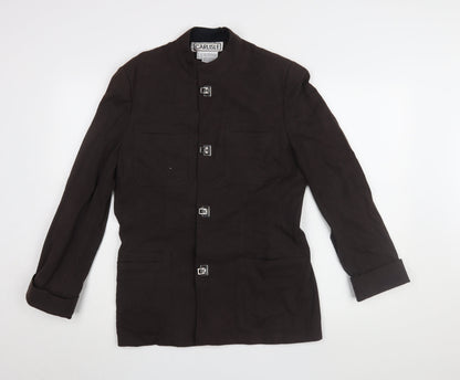 Carlisle Women's Brown Cotton Jacket Size 10