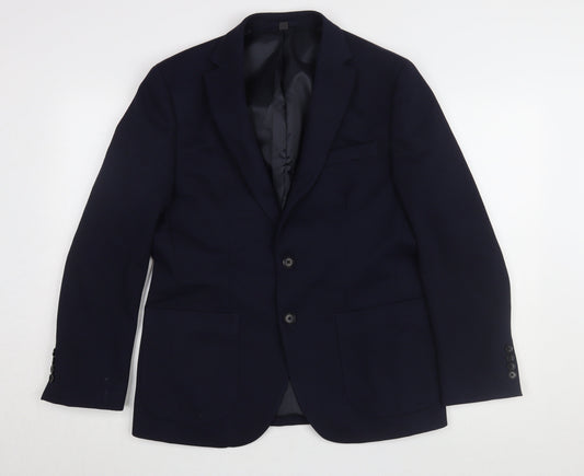 Marks and Spencer Men's Blue Blazer 38S Business